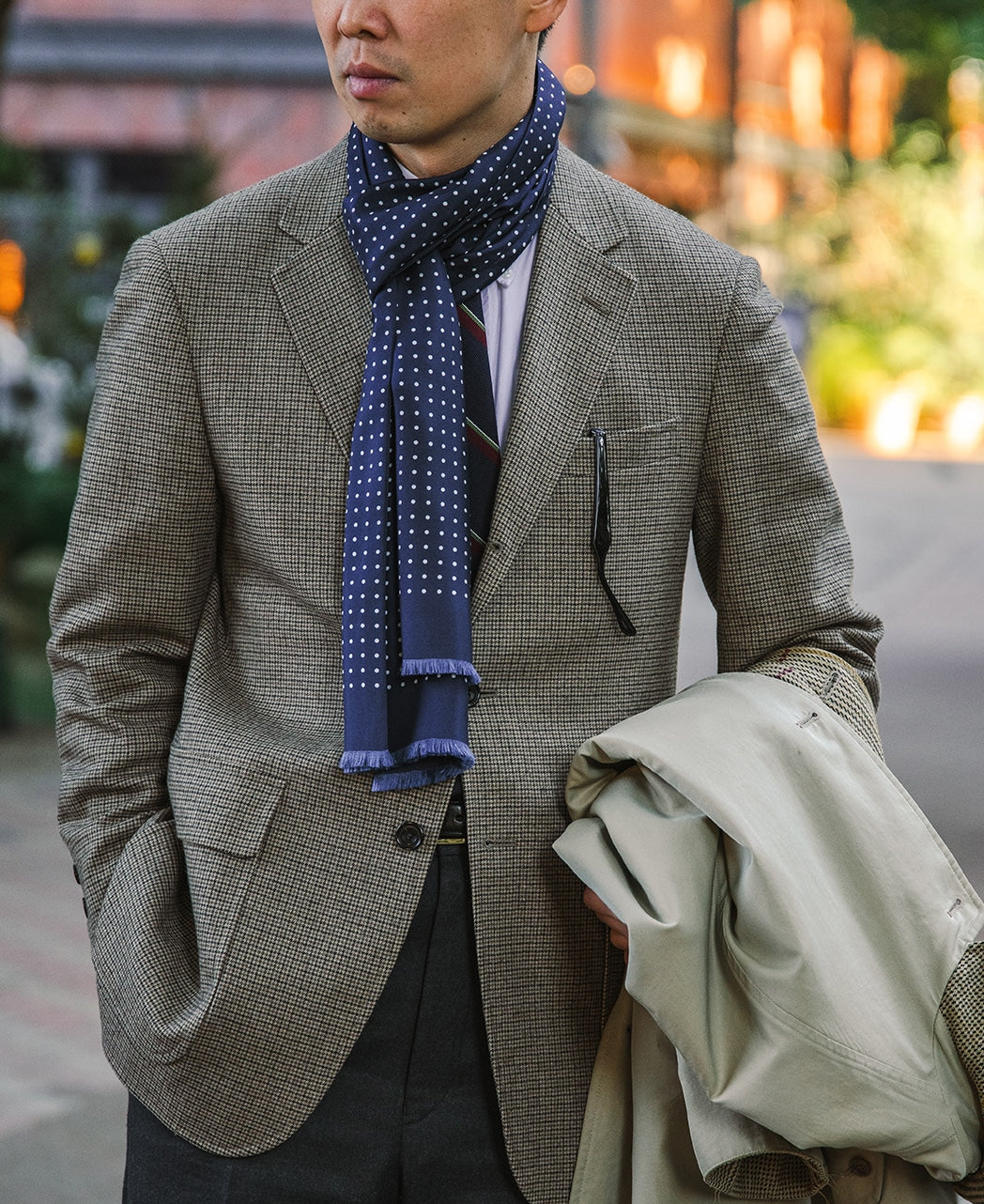 Silk Scarf Blue ADS00129