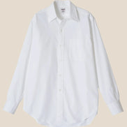 Ametora 白色赤耳 Poplin 直領襯衫