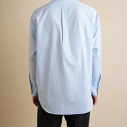 Ametora 藍色赤耳 Poplin 直領襯衫
