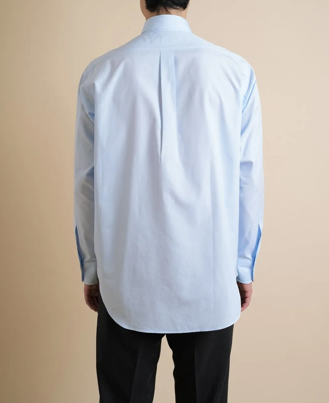 Ametora 藍色赤耳 Poplin 直領襯衫