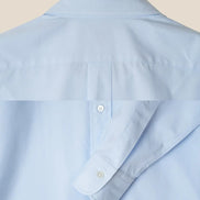 Ametora 藍色赤耳 Poplin 直領襯衫