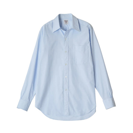 Ametora 藍色赤耳 Poplin 直領襯衫