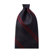 Kamakura Classic Black Tie Navy Stripe BMGS021AAR