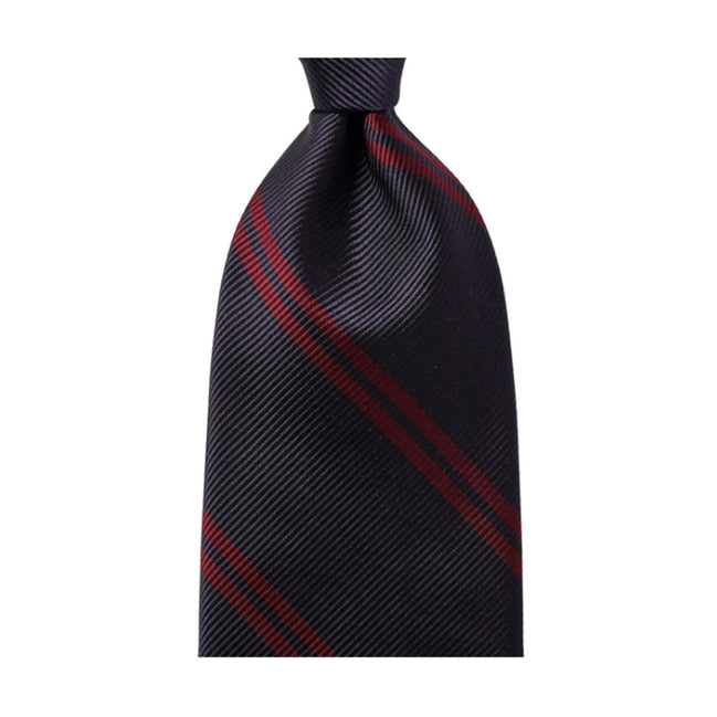 Kamakura Classic Black Tie Navy Stripe BMGS021AAR