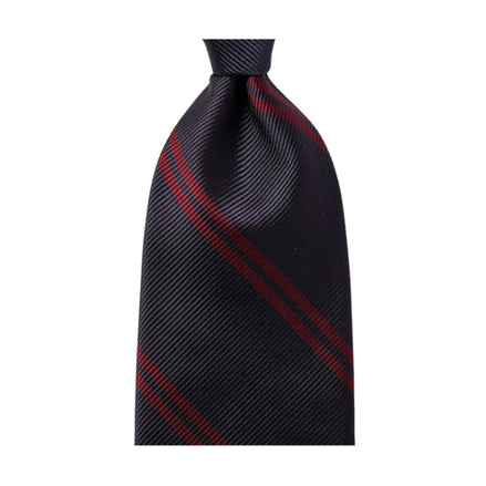 Kamakura Classic Black Tie Navy Stripe BMGS021AAR
