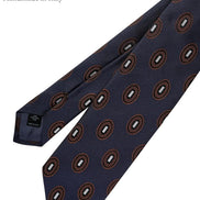Brown/Small pattern/Silk Vintage Line Tie FBNA071CAK