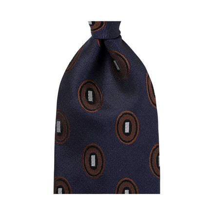 Brown/Small pattern/Silk Vintage Line Tie FBNA071CAK