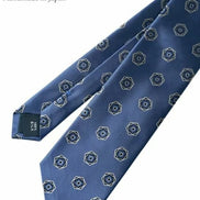 Tie English Archive Collection Blue Geometric Pattern GMMS072AAK
