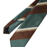 Tie English Archive Collection Green / Brown Stripe GMRS045AR