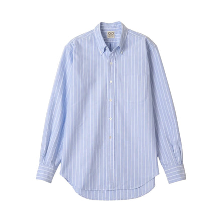 Vintage Ivy 藍色 Blazer Stripe Oxford 鈕扣領襯衫