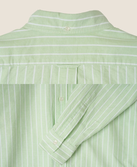 Vintage Ivy 綠色 Blazer Stripe Oxford 鈕扣領襯衫