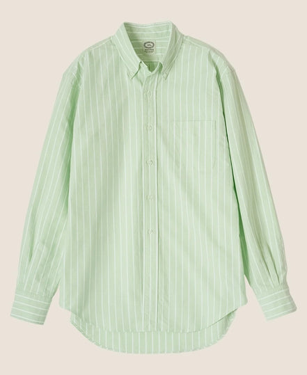 Vintage Ivy 綠色 Blazer Stripe Oxford 鈕扣領襯衫