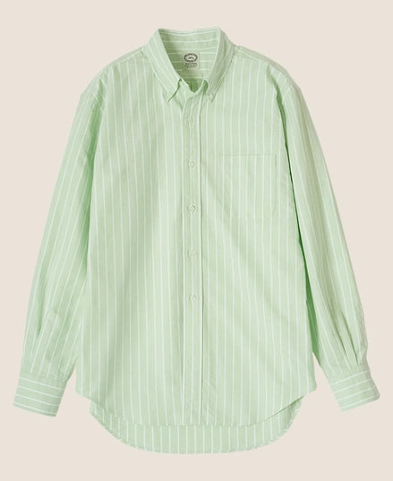 Vintage Ivy 綠色 Blazer Stripe Oxford 鈕扣領襯衫