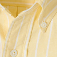 Vintage Ivy 黃色 Blazer Stripe Oxford 鈕扣領襯衫