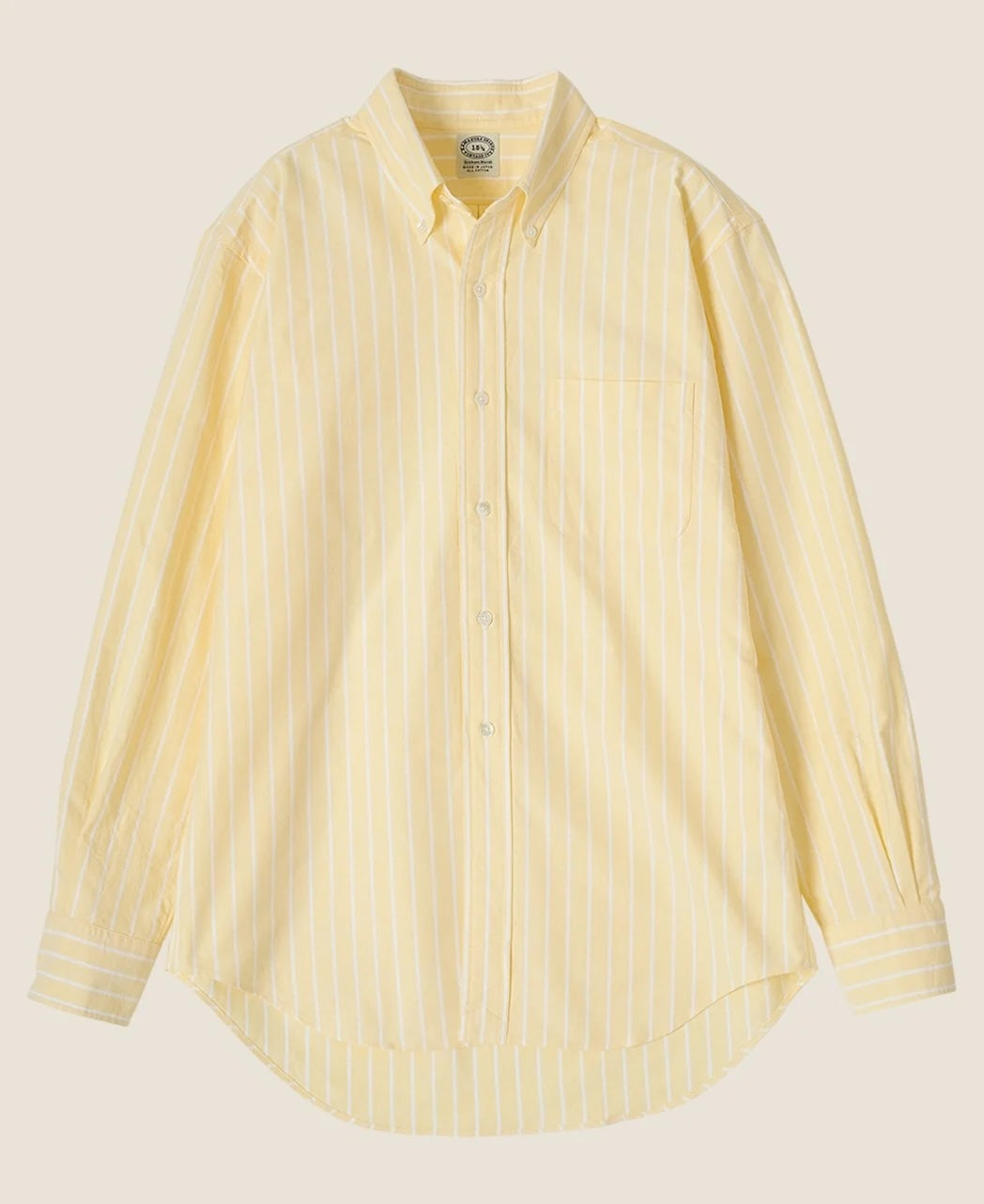 Vintage Ivy 黃色 Blazer Stripe Oxford 鈕扣領襯衫