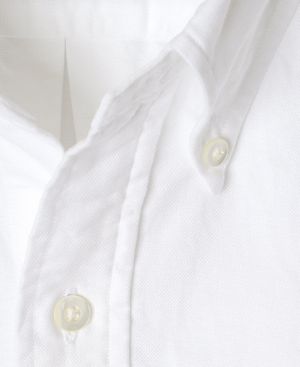 Vintage Ivy 白色 Oxford 套頭鈕扣領襯衫