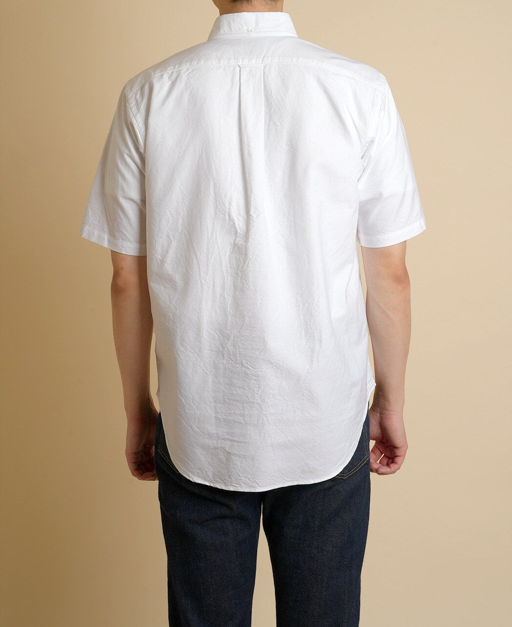 Vintage Ivy 白色 Oxford 套頭鈕扣領襯衫