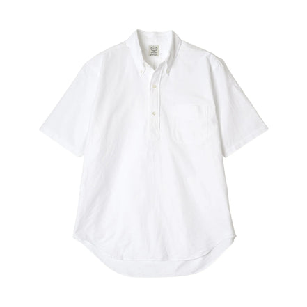 Vintage Ivy 白色 Oxford 套頭鈕扣領襯衫