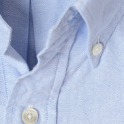 Vintage Ivy 藍色 Oxford 套頭鈕扣領襯衫