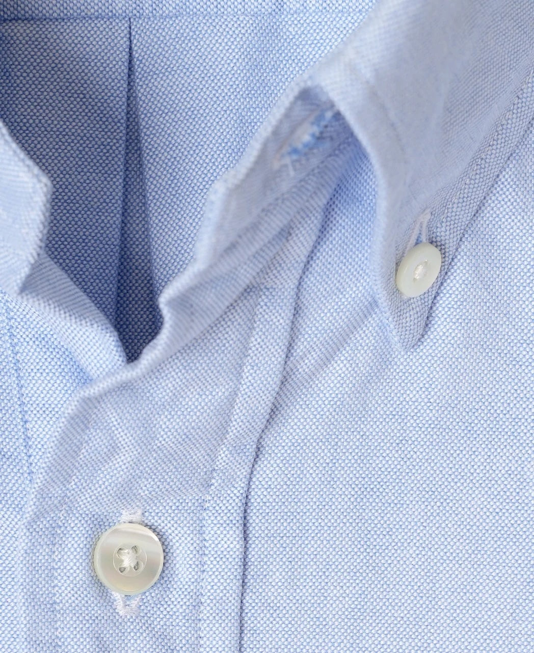 Vintage Ivy 藍色 Oxford 套頭鈕扣領襯衫