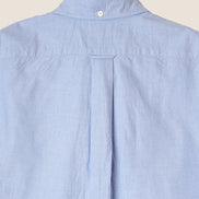 Vintage Ivy 藍色 Oxford 套頭鈕扣領襯衫