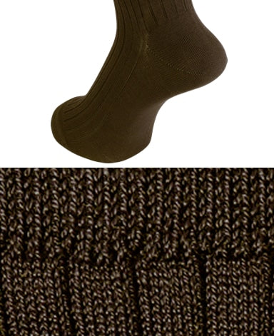 HALISON Supima Cotton 彈力紳士襪Brown