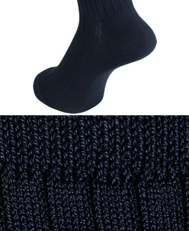 HALISON Supima Cotton 彈力紳士襪Navy