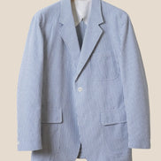 泡泡紗條紋無結構 Ivy Jacket