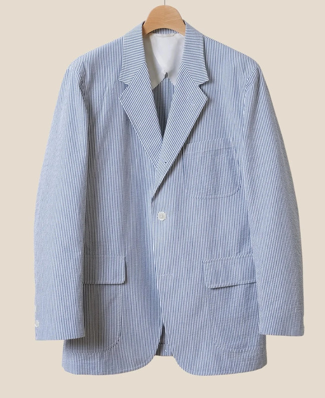 泡泡紗條紋無結構 Ivy Jacket