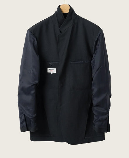 Tropical Wool無結構 Ivy Navy Blazer