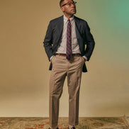 Tropical Wool無結構 Ivy Navy Blazer