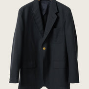 Tropical Wool無結構 Ivy Navy Blazer