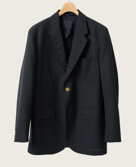Tropical Wool無結構 Ivy Navy Blazer