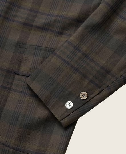 Dark Madras Wool 無結構 Ivy Jacket
