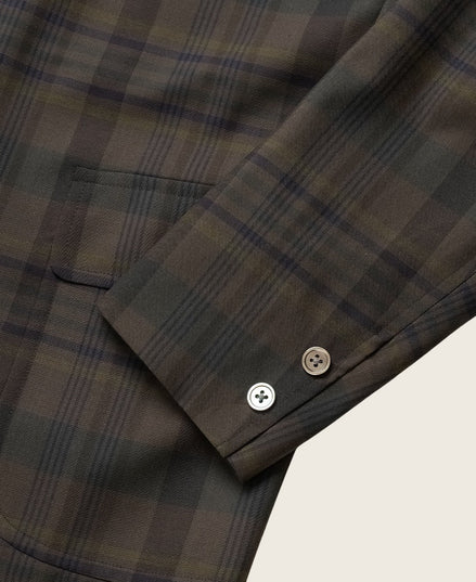 Dark Madras Wool 無結構 Ivy Jacket
