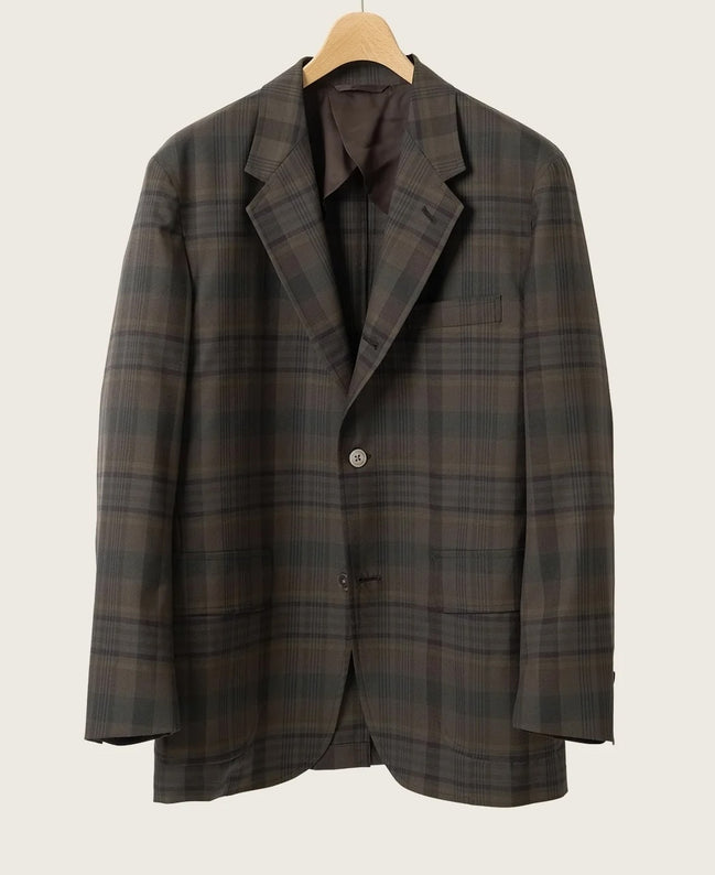 Dark Madras Wool 無結構 Ivy Jacket