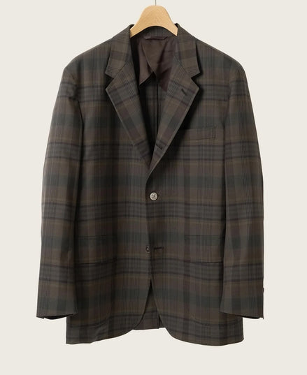 Dark Madras Wool 無結構 Ivy Jacket
