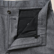 Classic Cut Ivy Saxony Wool 長褲 Gray