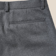 Classic Cut Ivy Saxony Wool 長褲 Gray