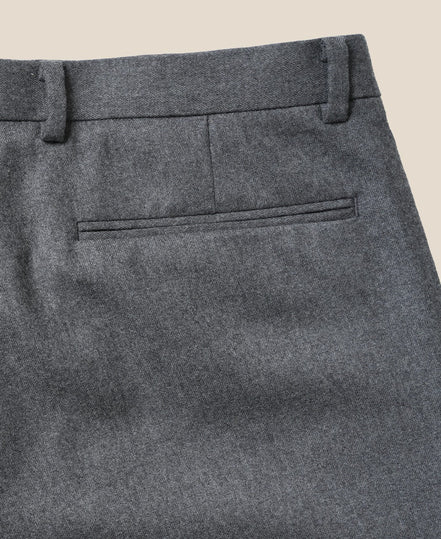 Classic Cut Ivy Saxony Wool 長褲 Gray