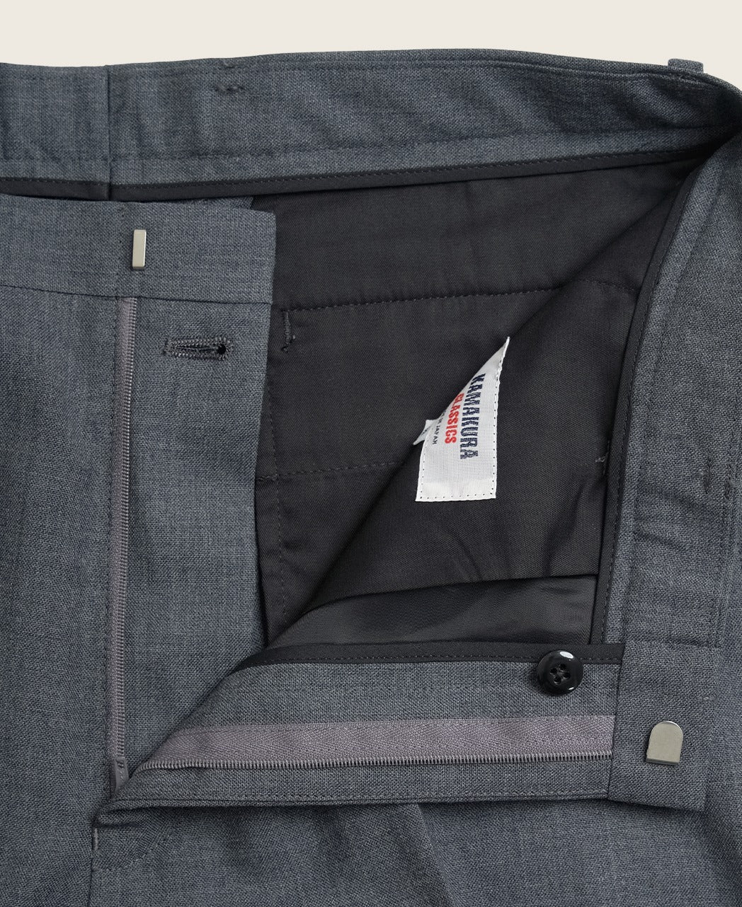 Classic Cut Ivy 中灰 Tropical Wool 長褲