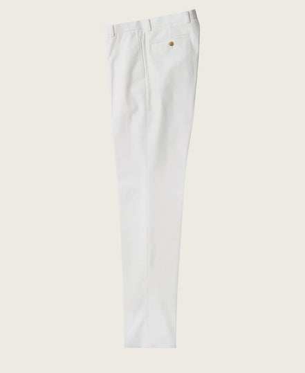 Classic Cut Ivy 高捻棉斜紋長褲 White