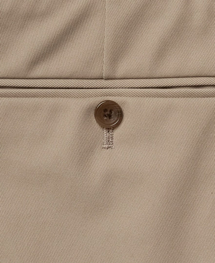 Classic Cut Ivy 高捻棉斜紋長褲 Beige