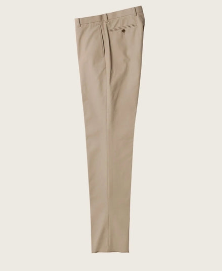 Classic Cut Ivy 高捻棉斜紋長褲 Beige