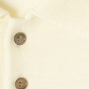 Kamakura Classics 12G 羊毛長袖 Polo White