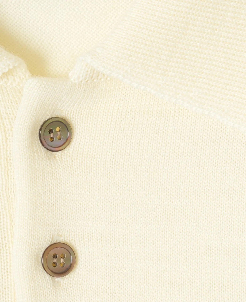 Kamakura Classics 12G 羊毛長袖 Polo White