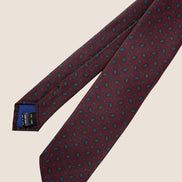 Unpitted Narrow Tie Ancient Madder Silk Red KCQS013AAO