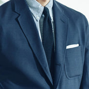 Vintage Ivy Black Knit Tie KMCL011AMS