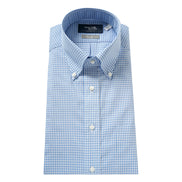 Tokyo Slim Fit - 鈕扣領精織牛津Gingham 格紋免燙襯衫