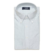 Tokyo Slim Fit - 鈕扣領牛津布條紋襯衫